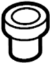 GROMMET. Emblem. 2014-17 W/O M PACKAGE.