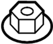 Nut. Hinge. Plate. with. Hex. (Upper, Lower). Hood Hinge Nut. Nut that.