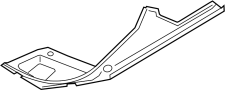 51767042983 Fender Splash Shield (Left, Rear, Lower)