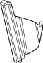 51168225581 Window Shade (Left, Rear)