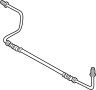 37131091319 Air Suspension Compressor Line (Left)