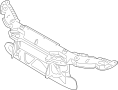 Radiator Support Tie Bar (Front, Upper, Lower)