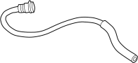 11531436122 Engine Coolant Overflow Hose