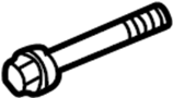 Engine Harmonic Balancer Bolt