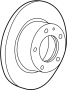 34112227171 Disc Brake Rotor (Left)