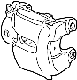 34112227515 Disc Brake Caliper (Left)