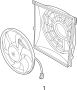 A/C Condenser Fan Shroud