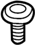41352290799 Bumper Cover Support Rail Bolt (Upper)