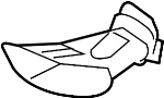 51118044701 Brake Air Duct (Left, Front)