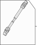 32307836809 Steering Shaft Universal Joint (Lower)