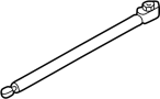 51227001005 Door Check (Left, Rear)