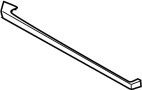 51427024463 Door Trim Molding (Left, Rear, Upper)