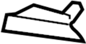 51117313505 Bracket. (Left, Lower)