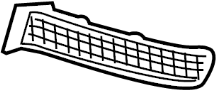 51117903674 Grille (Right, Lower)