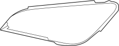 63117225237 Gasket. Headlight. Seal. (Left, Upper)
