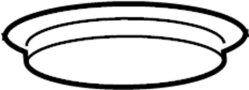 63117345591 Headlight Bulb Cap (Left, Rear)