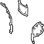 Engine Timing Cover Gasket Set (Front, Lower)