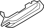 51487185201 Floor Pan Heat Shield (Left, Front)
