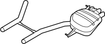 Exhaust Muffler (Left, Rear)