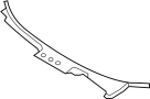 Cowl. Panel. Grille. vent. Cover, windshield. Grille panel for cowl.