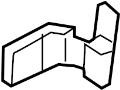 41007203989 Door Hinge (Left, Rear, Lower)