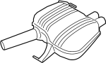 18307807128 Exhaust Muffler (Rear)