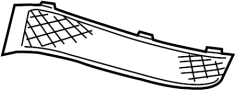 51117903673 Grille (Left, Lower)