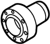11237574827 Hub. Engine. Crankshaft Pulley. Harmonic Balancer Adapter. Vibration Damper.