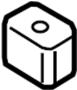 17118632143 Radiator. Insulator. (Upper)