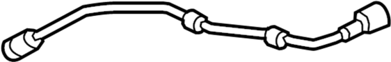 17125A02485 Engine Coolant Reservoir Hose (Upper)
