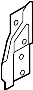 41007412965 Fender. Reinforcement. Rail. (Left)