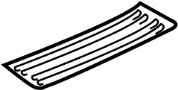 51169354209 Console Mat (Rear)
