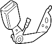 Seat Belt Receptacle (Right, Rear, Lower)