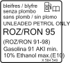 71227509290 Fuel Information Label