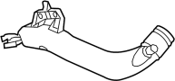 Engine Air Intake Hose (Front)