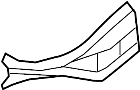 Quarter Panel Reinforcement (Left, Rear, Upper, Lower)