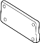 51118057018 License Plate Bracket