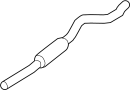 18307854718 Exhaust Pipe