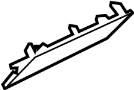 51459236760 Instrument Panel Molding (Lower)