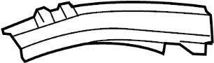 Roof Side Rail Reinforcement (Right, Upper)