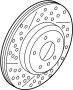 34206797598 Brake rotor, ventilated.