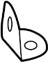 Brake Hydraulic Line Bracket (Right, Front)