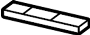 51117342108 Nut. Plate. Impact. Bumper. Bar. (Upper)