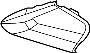 Bumper Cover Spacer Panel (Rear, Lower)