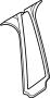 Door Applique Seal (Right)