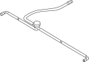 61677051372 Headlight Washer Hose