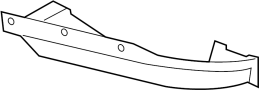 Radiator Support Splash Shield (Left)