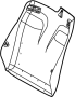 52107127745 Seat Back Panel (Left, Rear)