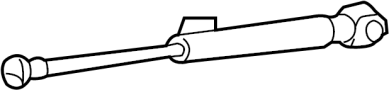 54347019809 Convertible Top Hydraulic Cylinder