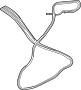 54347154639 Convertible Top Hydraulic Line